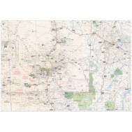 Central Australia Wall Map